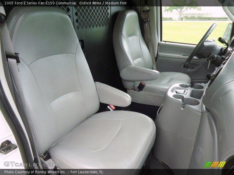 Oxford White / Medium Flint 2005 Ford E Series Van E150 Commercial