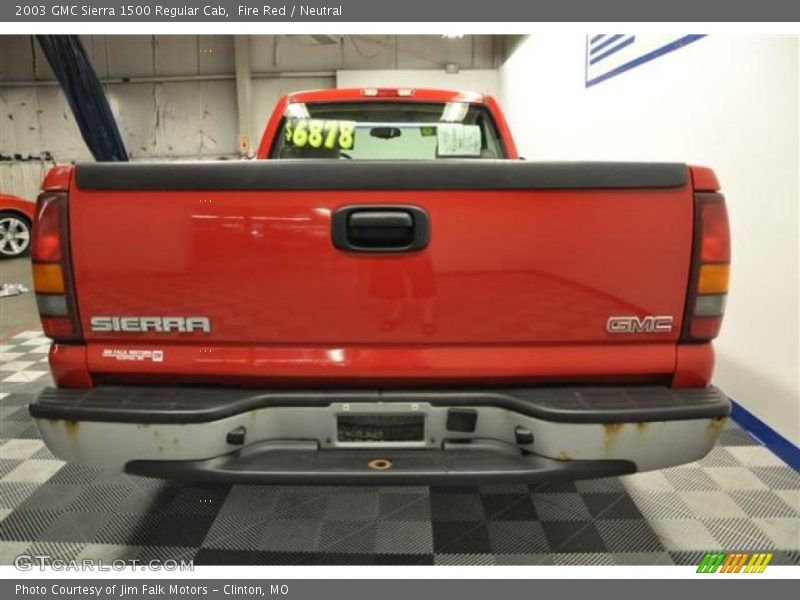 Fire Red / Neutral 2003 GMC Sierra 1500 Regular Cab
