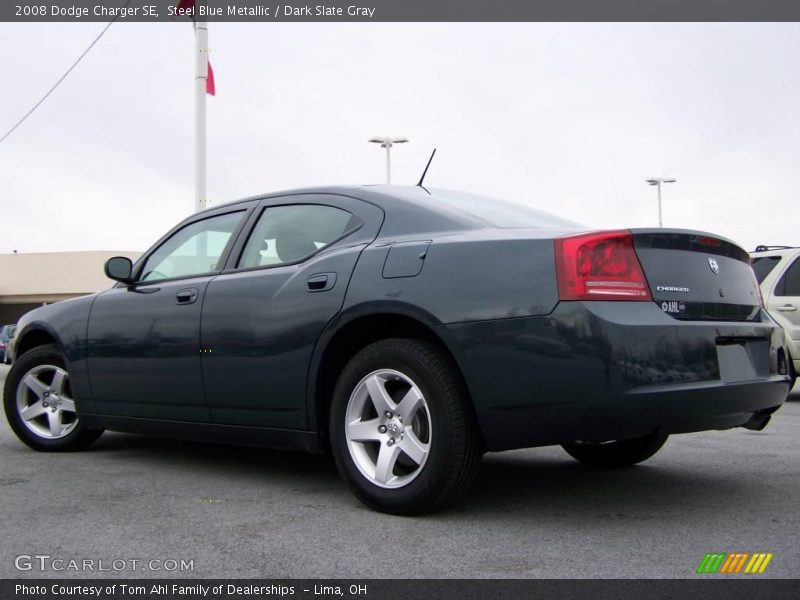 Steel Blue Metallic / Dark Slate Gray 2008 Dodge Charger SE