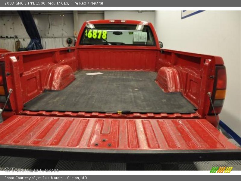 Fire Red / Neutral 2003 GMC Sierra 1500 Regular Cab