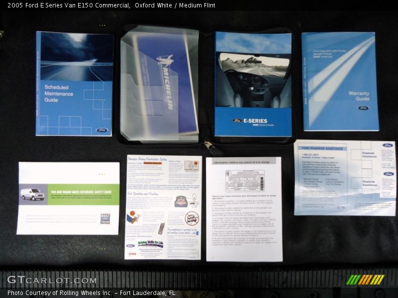 Oxford White / Medium Flint 2005 Ford E Series Van E150 Commercial