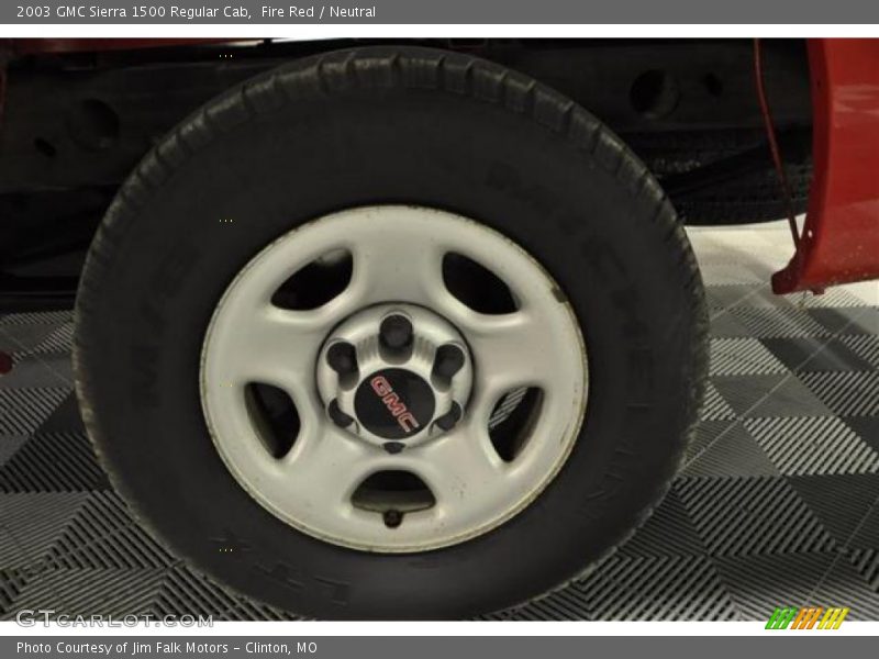 Fire Red / Neutral 2003 GMC Sierra 1500 Regular Cab