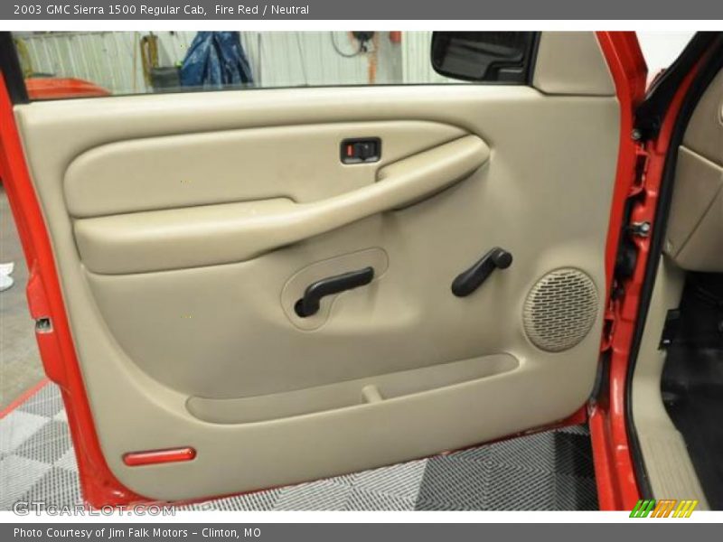 Fire Red / Neutral 2003 GMC Sierra 1500 Regular Cab