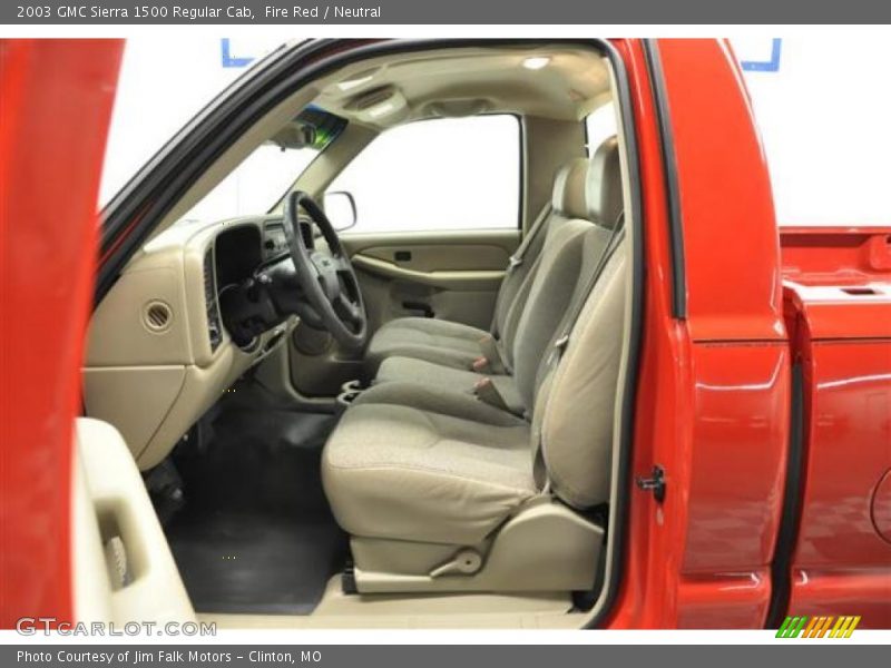 Fire Red / Neutral 2003 GMC Sierra 1500 Regular Cab