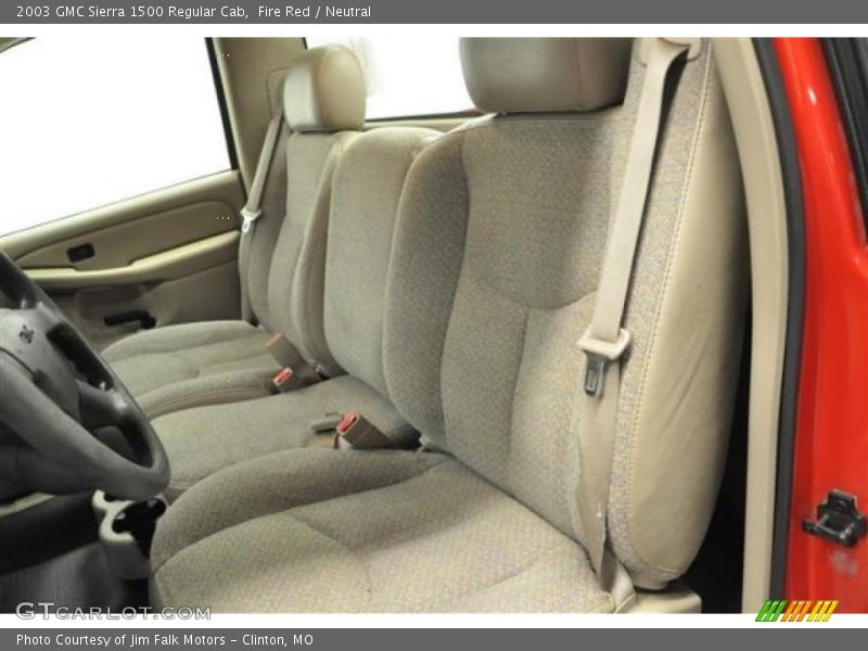 Fire Red / Neutral 2003 GMC Sierra 1500 Regular Cab