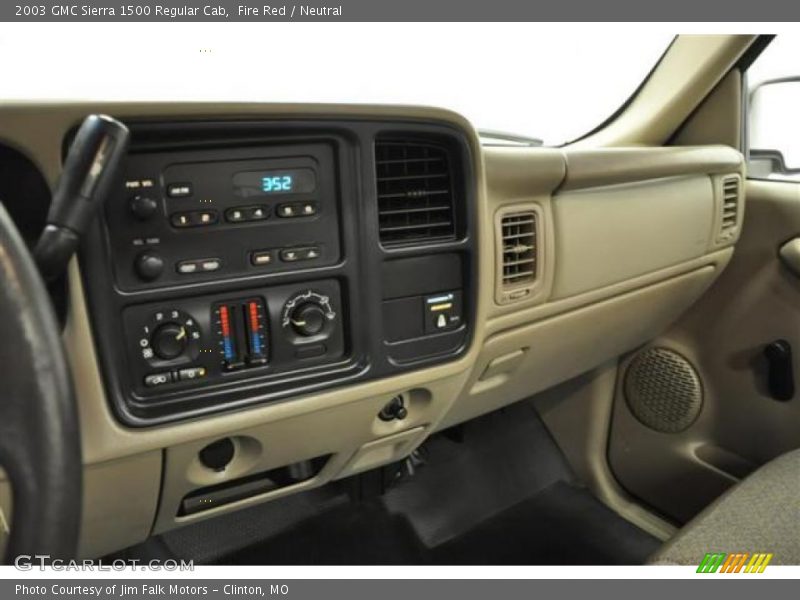 Fire Red / Neutral 2003 GMC Sierra 1500 Regular Cab