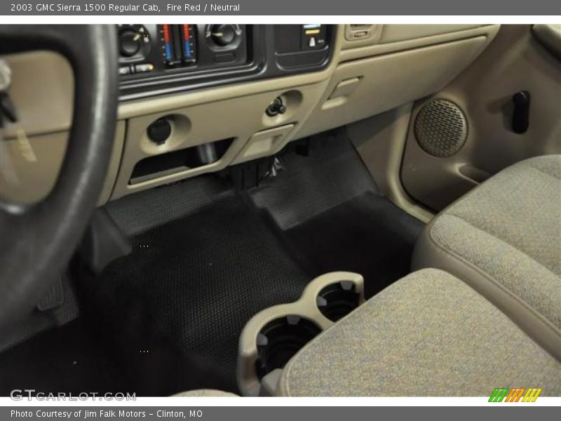 Fire Red / Neutral 2003 GMC Sierra 1500 Regular Cab