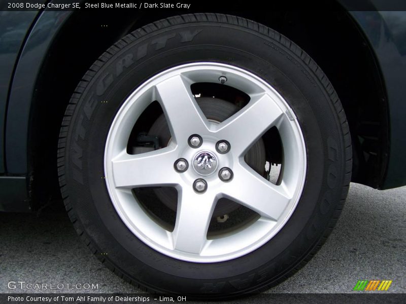 Steel Blue Metallic / Dark Slate Gray 2008 Dodge Charger SE
