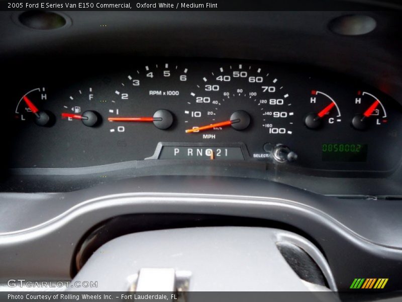 Oxford White / Medium Flint 2005 Ford E Series Van E150 Commercial