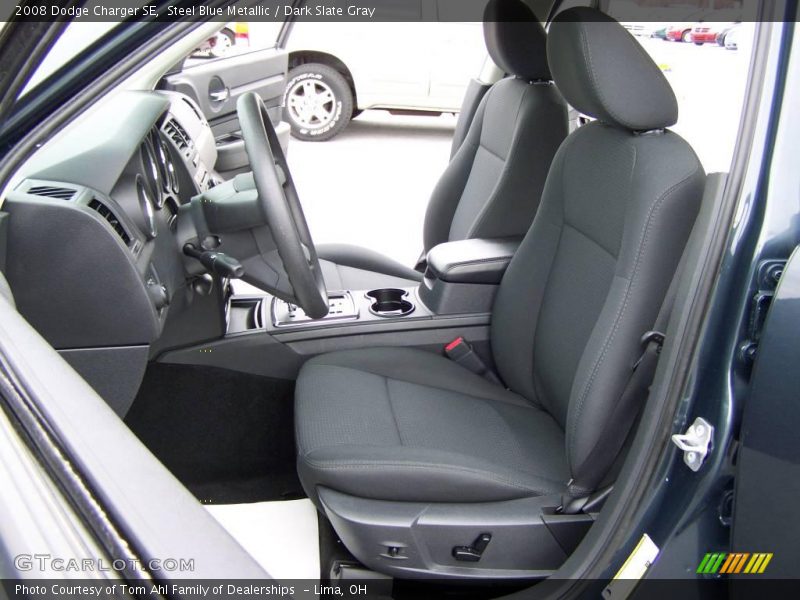 Steel Blue Metallic / Dark Slate Gray 2008 Dodge Charger SE