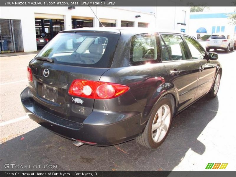 Steel Gray Metallic / Gray 2004 Mazda MAZDA6 s Sport Wagon