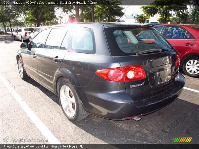 Steel Gray Metallic / Gray 2004 Mazda MAZDA6 s Sport Wagon