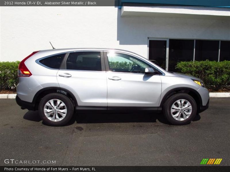 Alabaster Silver Metallic / Black 2012 Honda CR-V EX