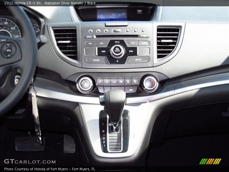 Alabaster Silver Metallic / Black 2012 Honda CR-V EX