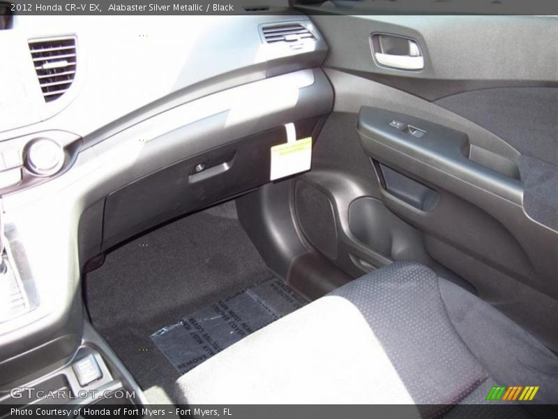 Alabaster Silver Metallic / Black 2012 Honda CR-V EX