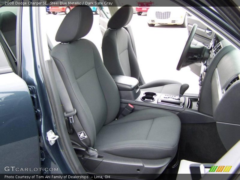 Steel Blue Metallic / Dark Slate Gray 2008 Dodge Charger SE