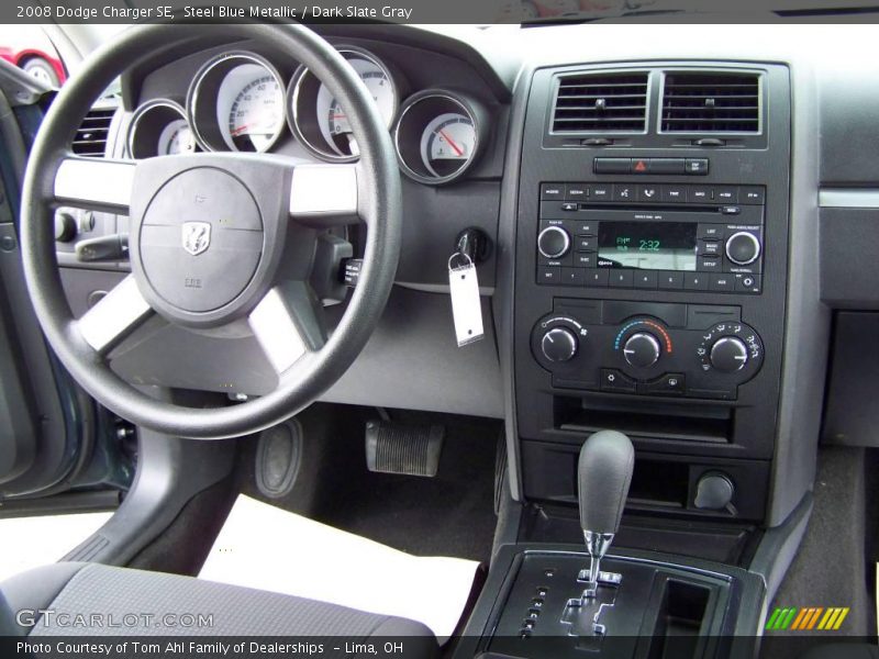 Steel Blue Metallic / Dark Slate Gray 2008 Dodge Charger SE