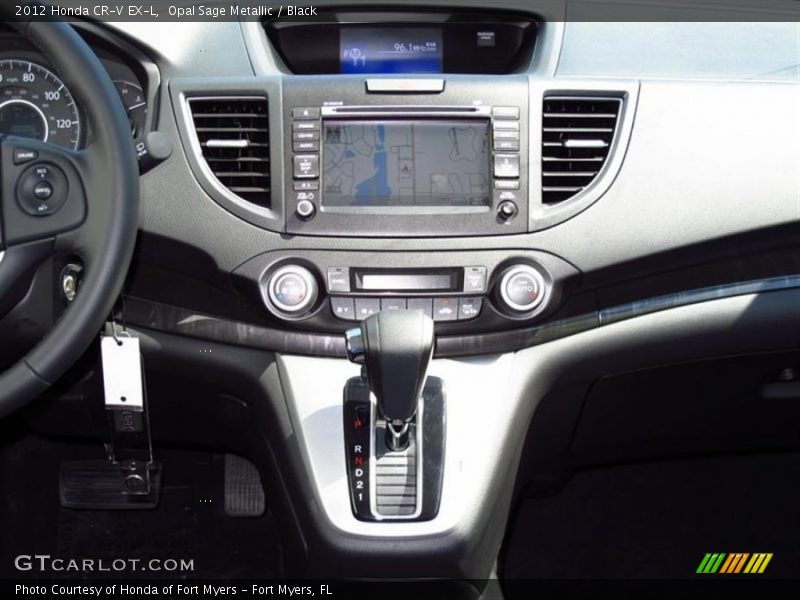 Opal Sage Metallic / Black 2012 Honda CR-V EX-L