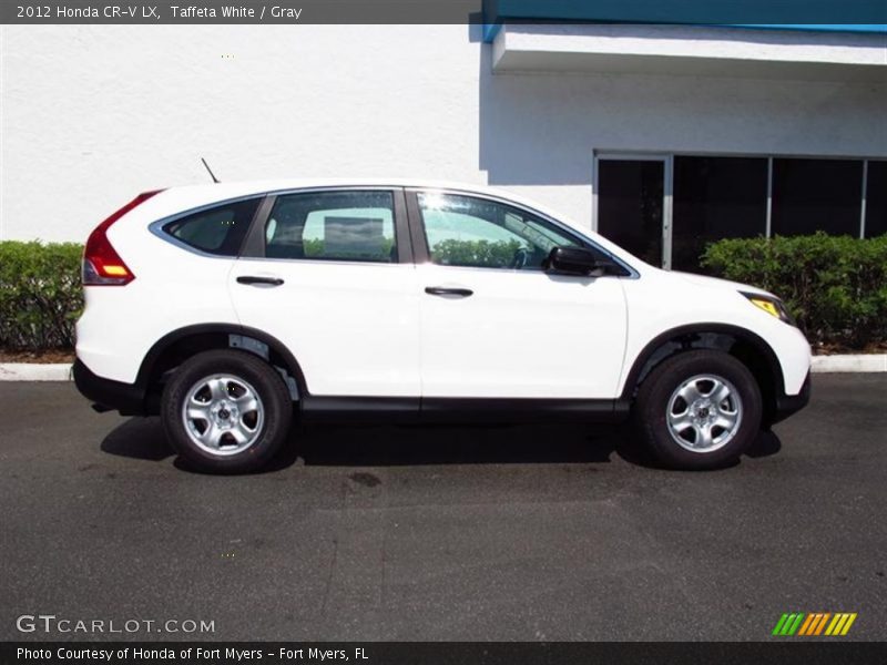Taffeta White / Gray 2012 Honda CR-V LX