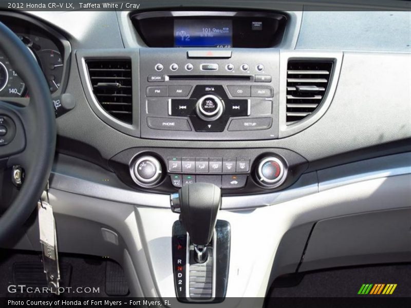 Taffeta White / Gray 2012 Honda CR-V LX