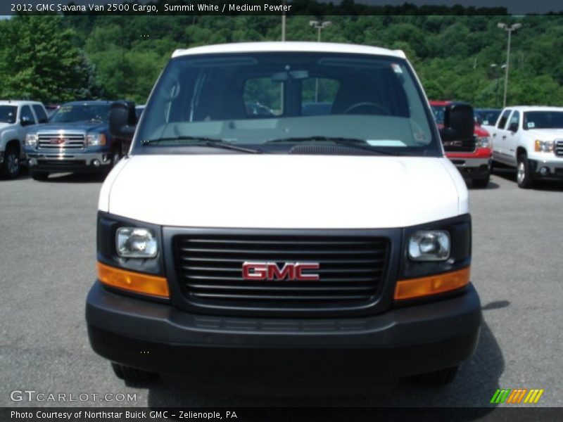 Summit White / Medium Pewter 2012 GMC Savana Van 2500 Cargo