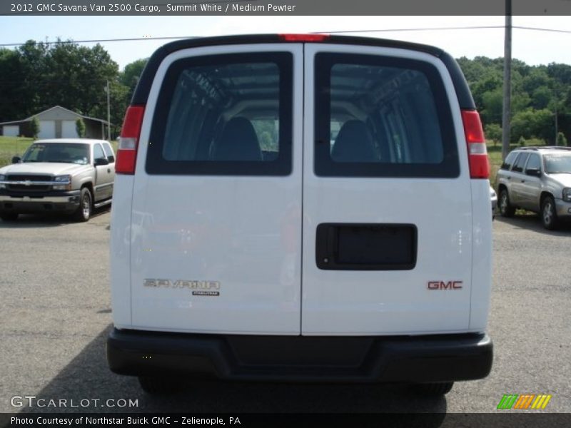 Summit White / Medium Pewter 2012 GMC Savana Van 2500 Cargo