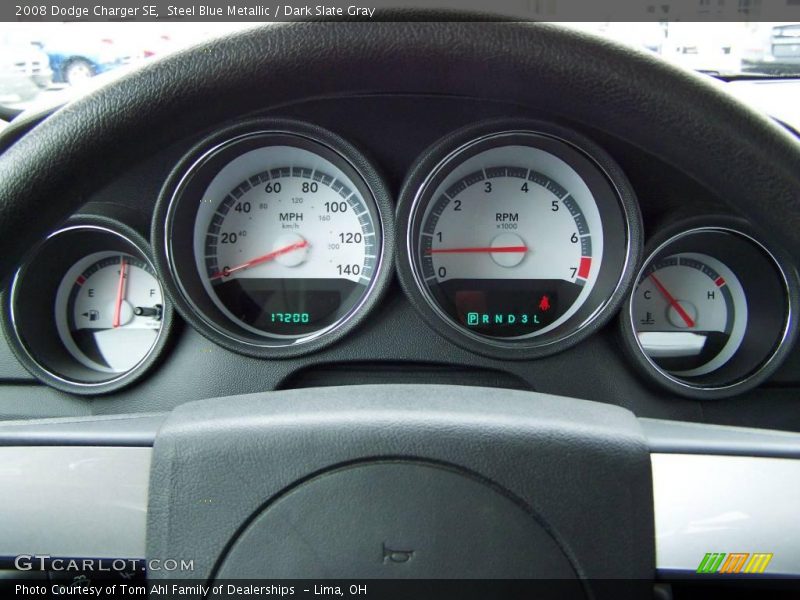 Steel Blue Metallic / Dark Slate Gray 2008 Dodge Charger SE