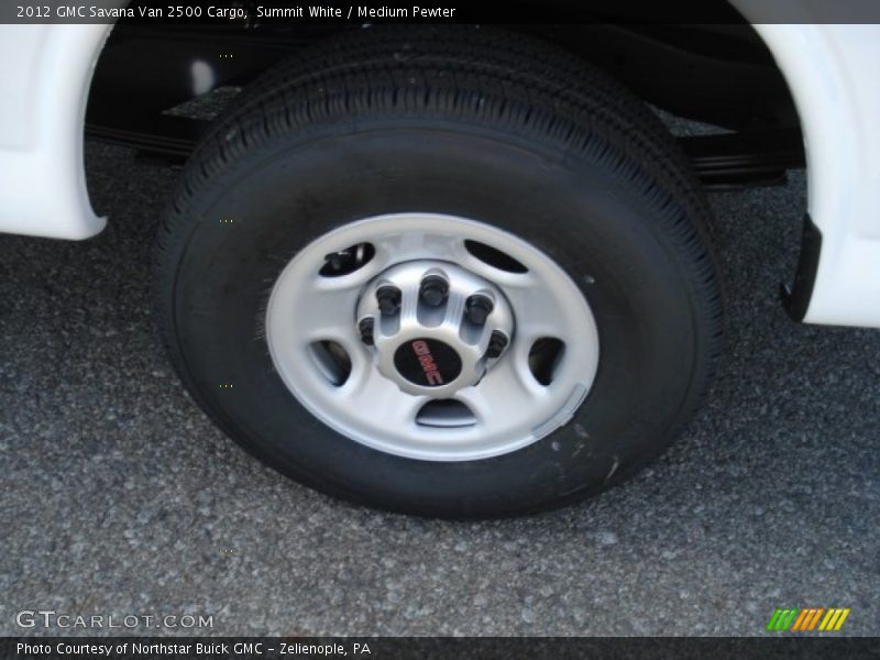 Summit White / Medium Pewter 2012 GMC Savana Van 2500 Cargo