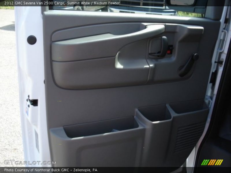 Summit White / Medium Pewter 2012 GMC Savana Van 2500 Cargo