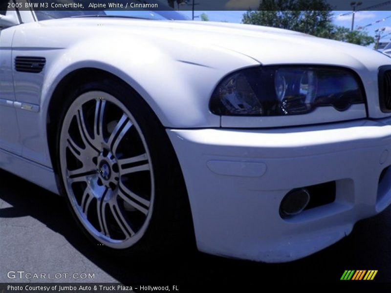 Alpine White / Cinnamon 2005 BMW M3 Convertible