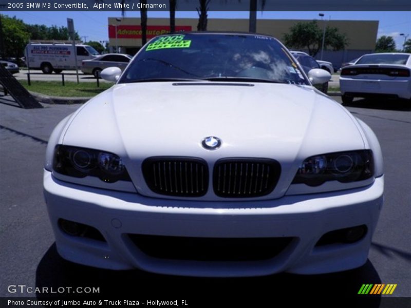 Alpine White / Cinnamon 2005 BMW M3 Convertible