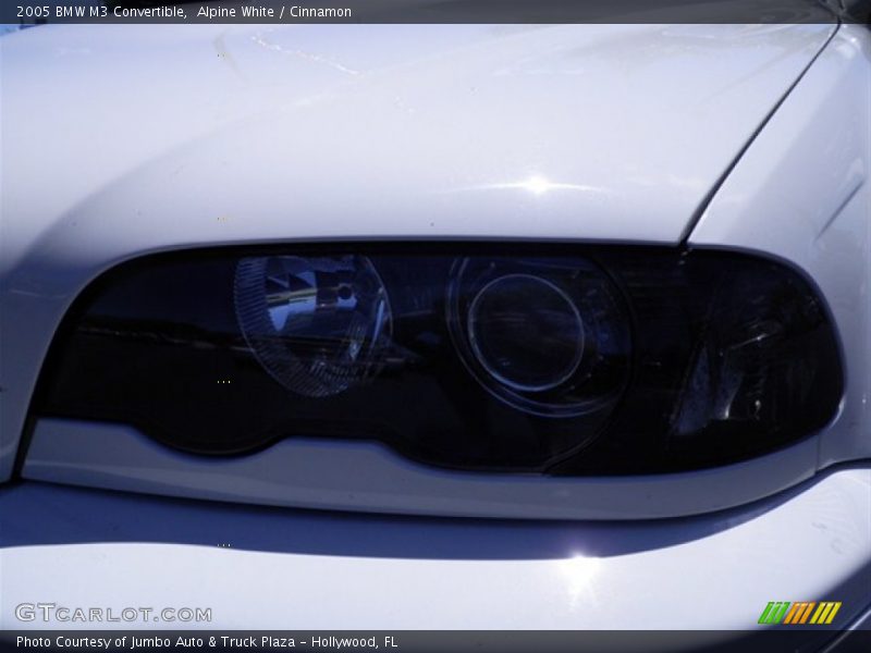 Alpine White / Cinnamon 2005 BMW M3 Convertible