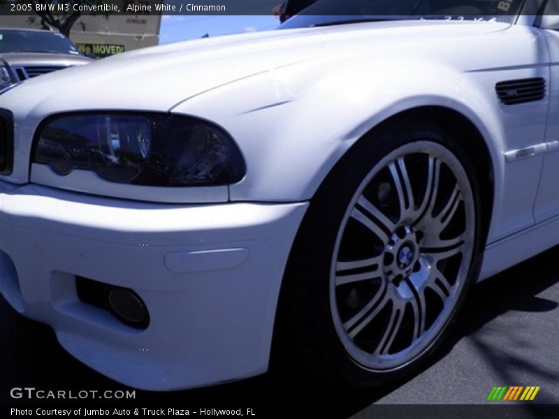 Alpine White / Cinnamon 2005 BMW M3 Convertible