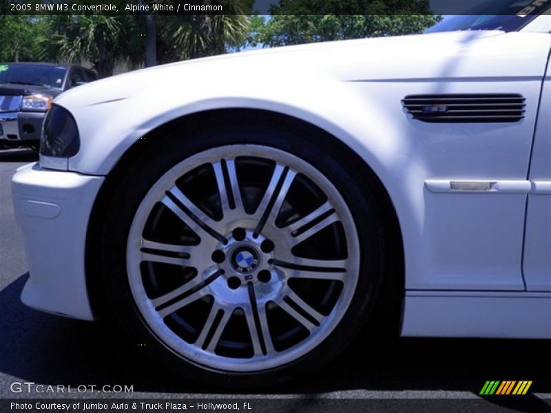 Alpine White / Cinnamon 2005 BMW M3 Convertible