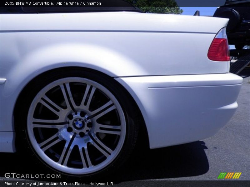 Alpine White / Cinnamon 2005 BMW M3 Convertible