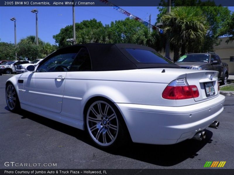 Alpine White / Cinnamon 2005 BMW M3 Convertible