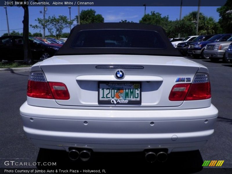 Alpine White / Cinnamon 2005 BMW M3 Convertible