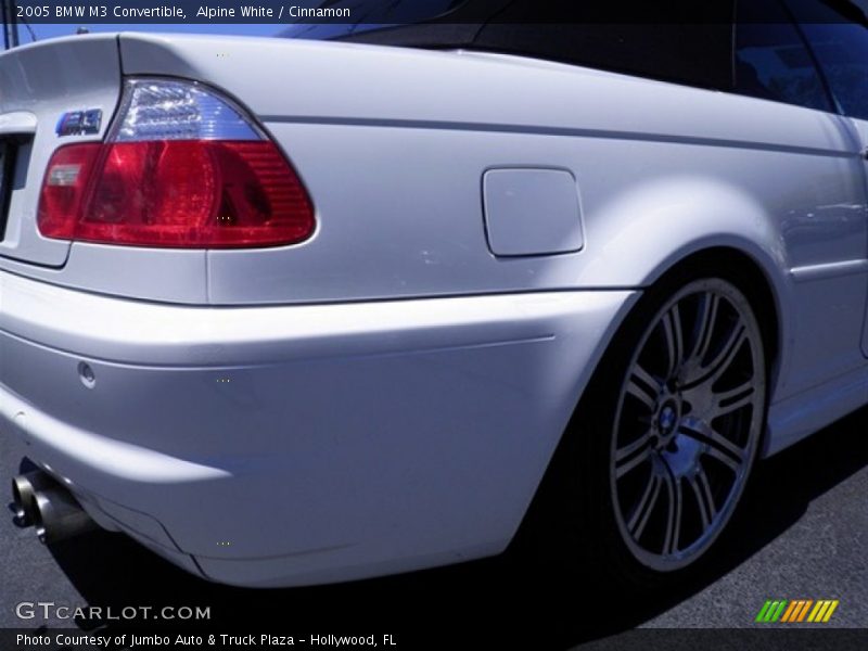 Alpine White / Cinnamon 2005 BMW M3 Convertible