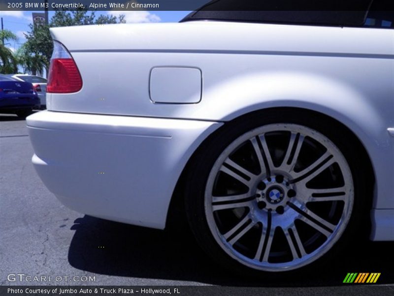 Alpine White / Cinnamon 2005 BMW M3 Convertible