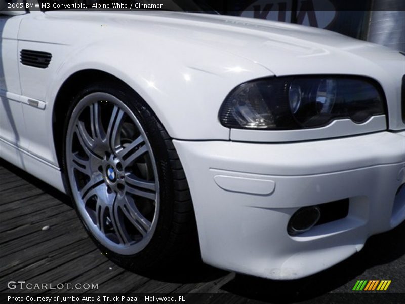 Alpine White / Cinnamon 2005 BMW M3 Convertible