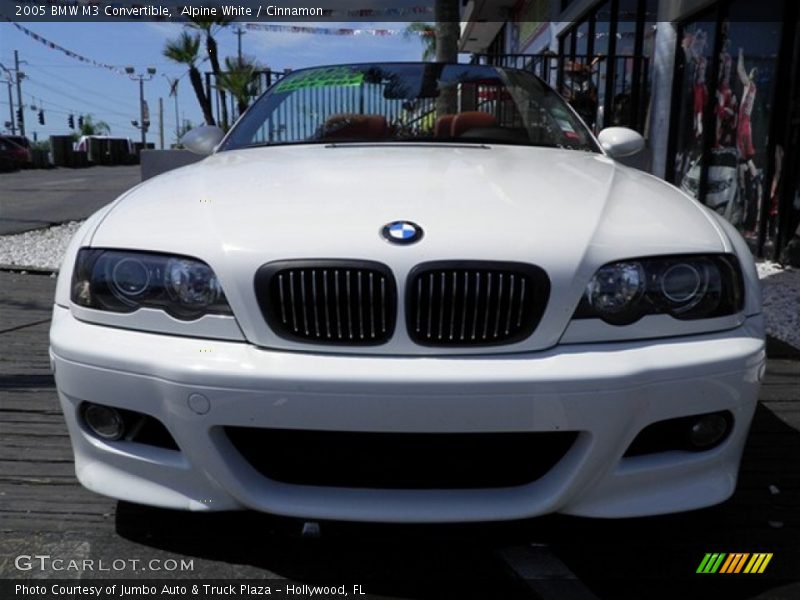 Alpine White / Cinnamon 2005 BMW M3 Convertible