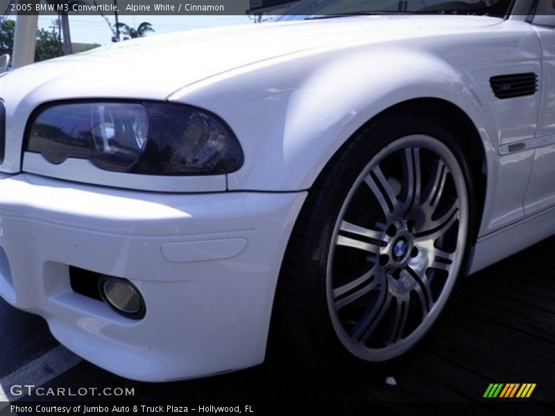 Alpine White / Cinnamon 2005 BMW M3 Convertible