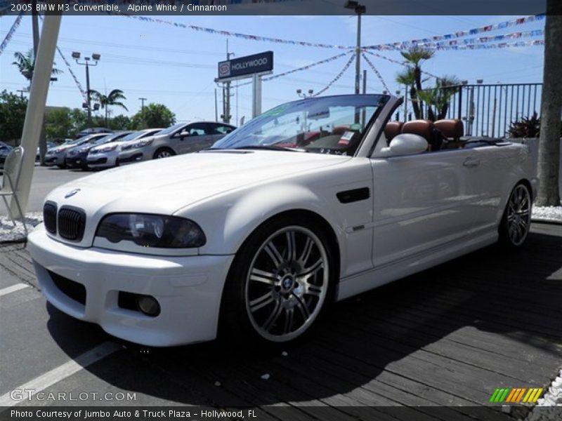 Alpine White / Cinnamon 2005 BMW M3 Convertible