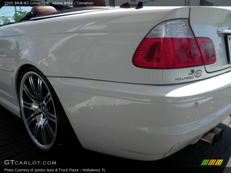 Alpine White / Cinnamon 2005 BMW M3 Convertible