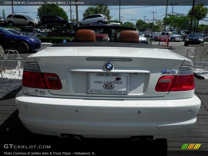 Alpine White / Cinnamon 2005 BMW M3 Convertible
