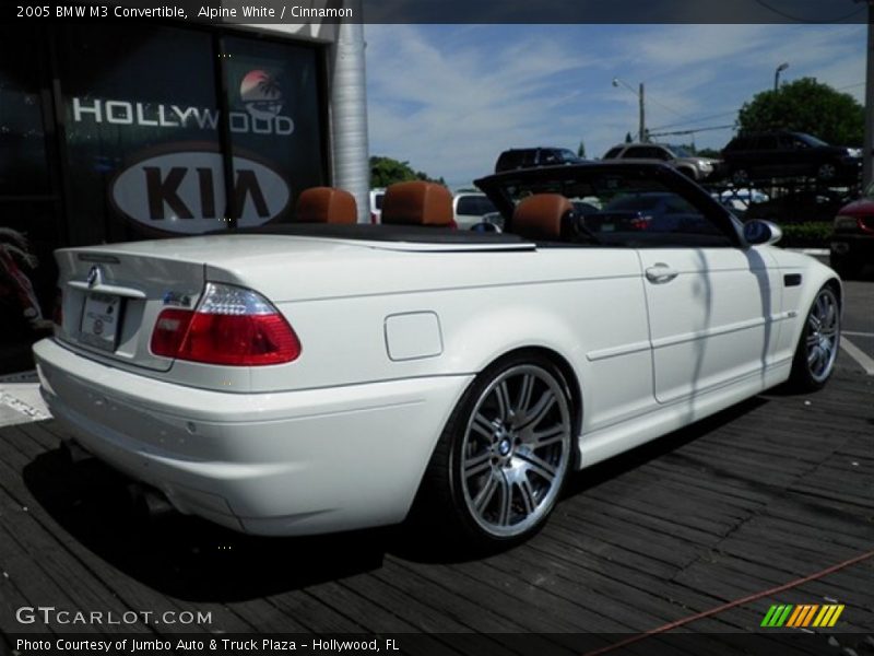 Alpine White / Cinnamon 2005 BMW M3 Convertible