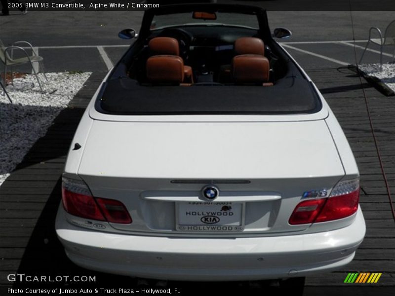 Alpine White / Cinnamon 2005 BMW M3 Convertible