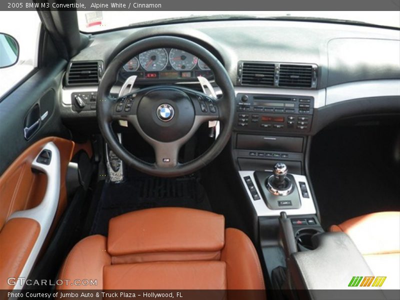 Alpine White / Cinnamon 2005 BMW M3 Convertible