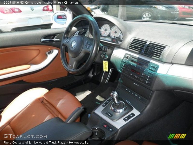 Alpine White / Cinnamon 2005 BMW M3 Convertible