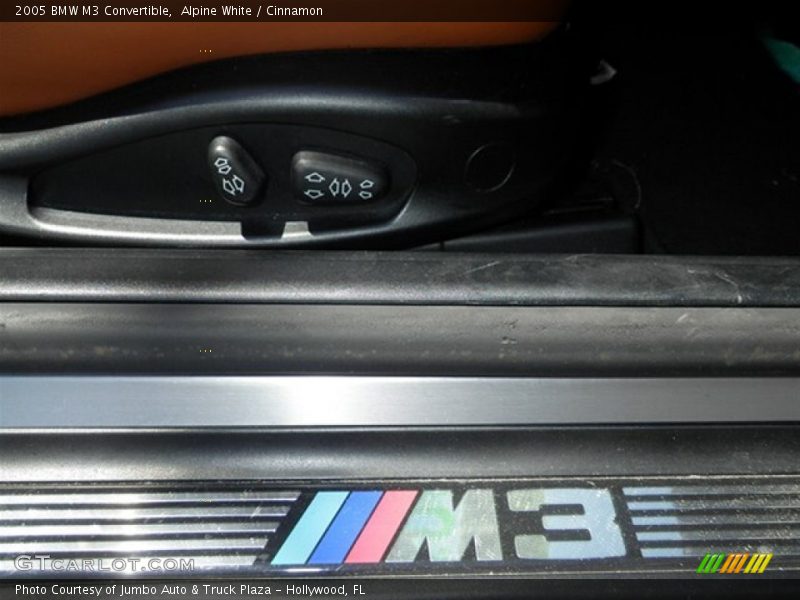Alpine White / Cinnamon 2005 BMW M3 Convertible